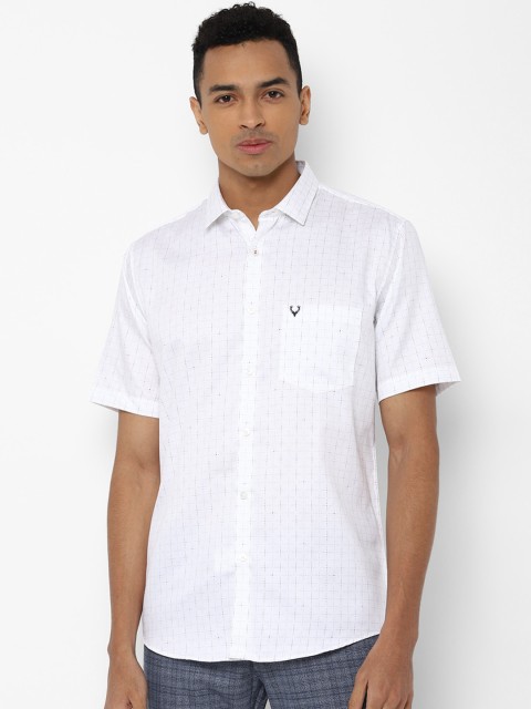 

Allen Solly Men White Regular Fit Printed Casual Shirt
