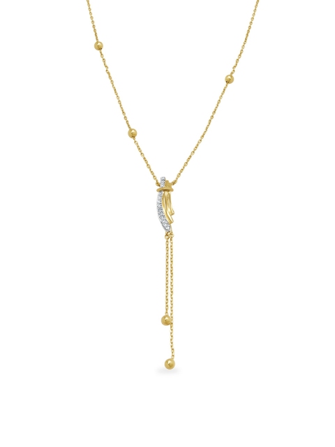 

Mia by Tanishq 14KT Bells & Chimes Gold & Diamond Necklace
