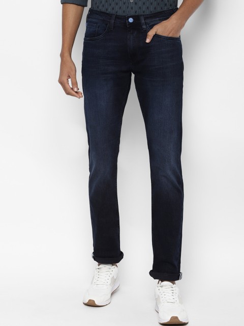 

Solly Jeans Co. Men Navy Blue Slim Fit Mid-Rise Clean Look Jeans
