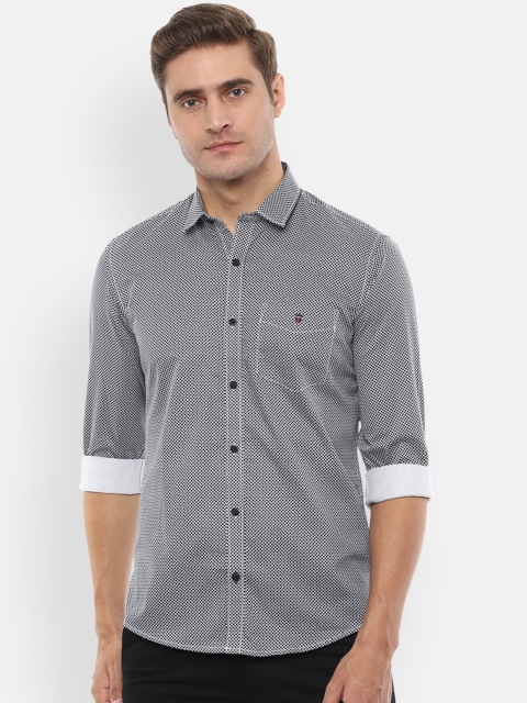 

Louis Philippe Sport Men Grey Regular Fit Printed Casual Shirt