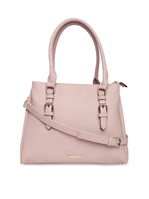 

Forever Glam by Pantaloons Pink Solid Handheld Bag