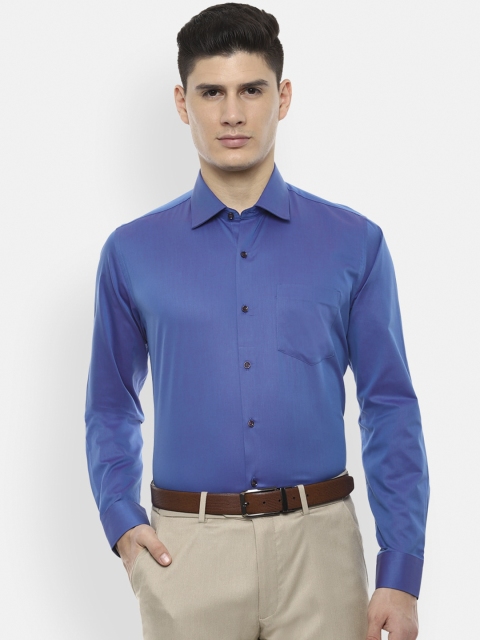 

Van Heusen Men Blue Slim Fit Solid Formal Shirt