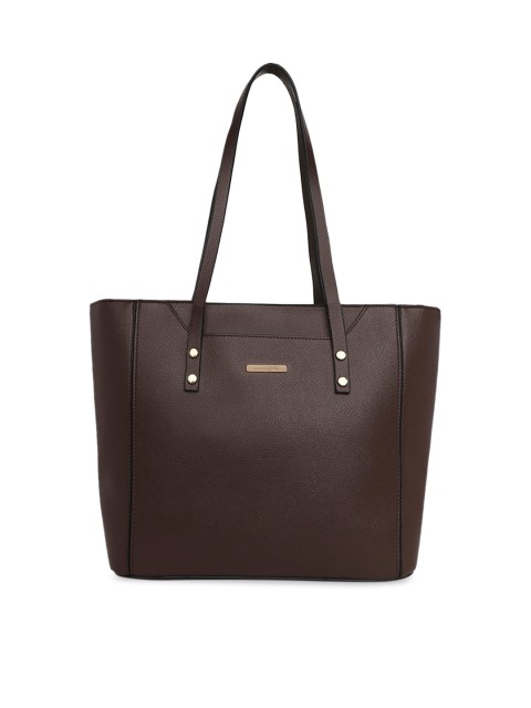 

Forever Glam by Pantaloons Coffee Brown Solid Shoulder Bag