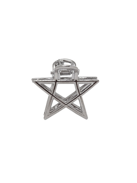 

Stoln Girls Silver-Toned Non Slipy Butterfly Claw Clip Clutcher