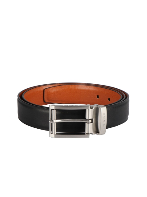 

Cross Men Black Solid Leather Belt