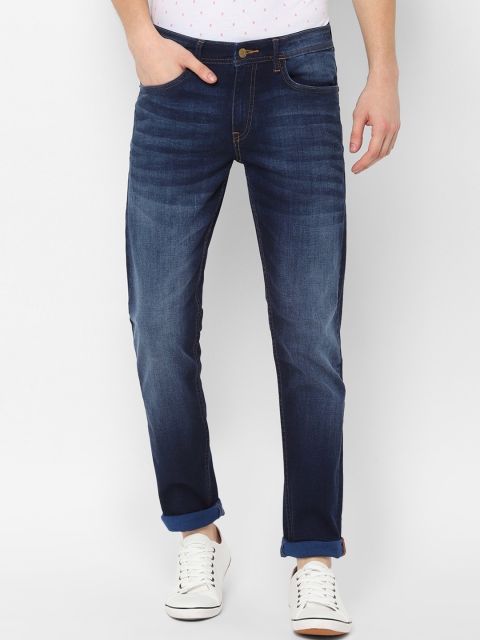 

Solly Jeans Co. Men Navy Blue Tapered Fit Mid-Rise Clean Look Jeans