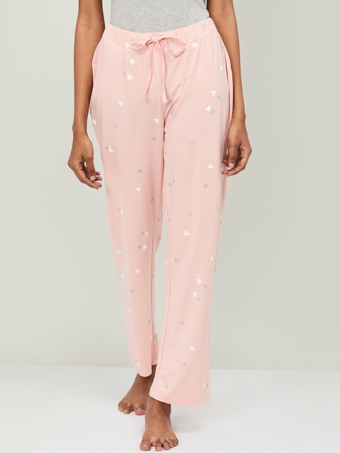 

Ginger by Lifestyle Women Pink Printed Lounge Pants