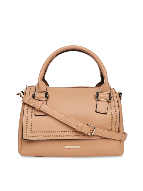 

Forever Glam by Pantaloons Tan Solid Handheld Bag