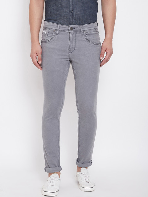 

Canary London Men Grey Skinny Fit Low-Rise Clean Look Stretchable Jeans
