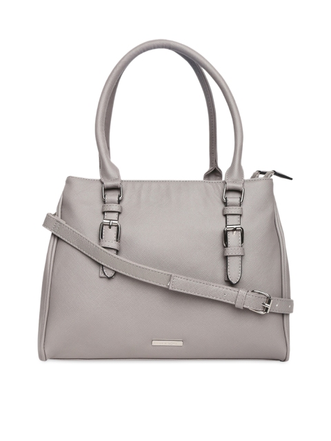 

Forever Glam by Pantaloons Grey Solid Shoulder Bag