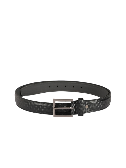 

Alvaro Castagnino Men Black Textured Belt