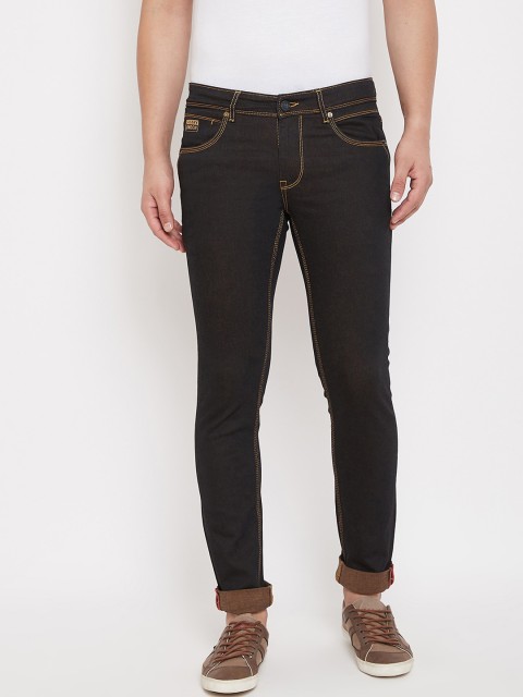 

Canary London Men Black Skinny Fit Low-Rise Clean Look Stretchable Jeans