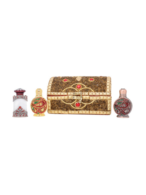 

Shama Unisex Set Of 3 Combo Series Alcohol Free Long Lasting Attar 12 ml, Multi