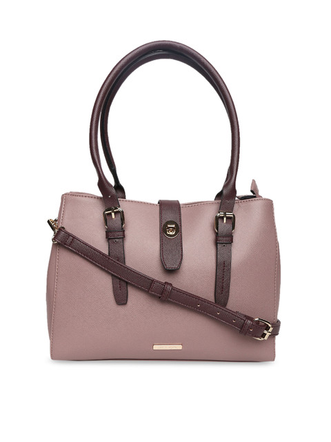 

Forever Glam by Pantaloons Pink Solid Shoulder Bag