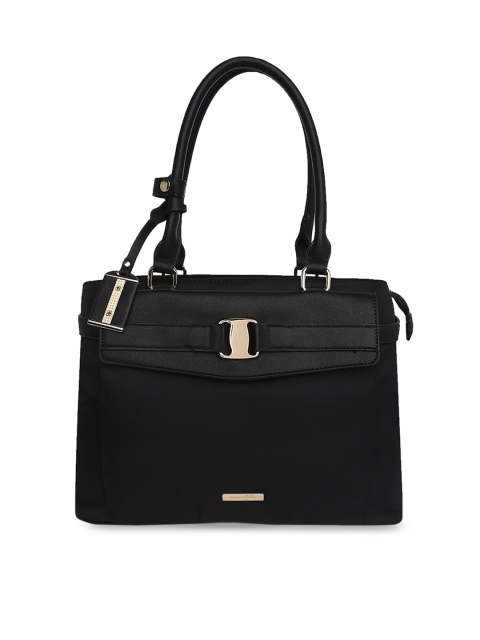 

Forever Glam by Pantaloons Black Solid Handheld Bag