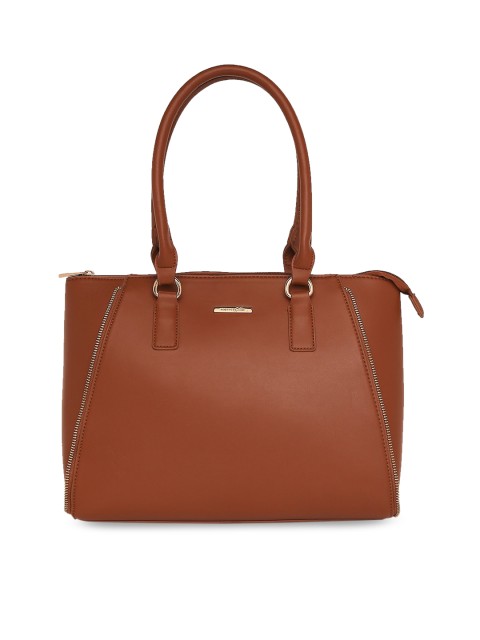 

Forever Glam by Pantaloons Tan Brown Solid Handheld Bag