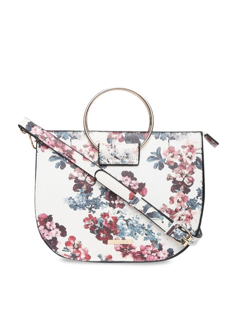 

Forever Glam by Pantaloons White Printed Handheld Bag