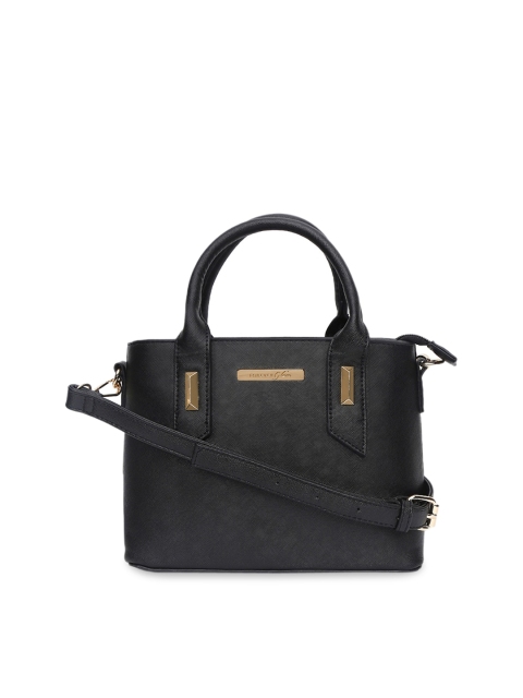 

Forever Glam by Pantaloons Black Textured Handheld Bag