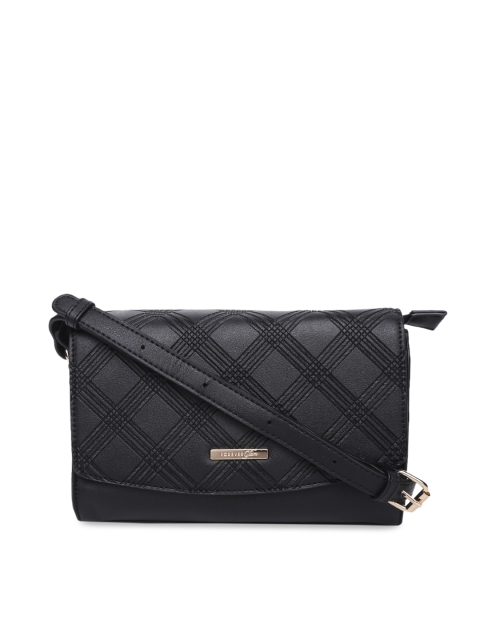 

Forever Glam by Pantaloons Black Textured Sling Bag
