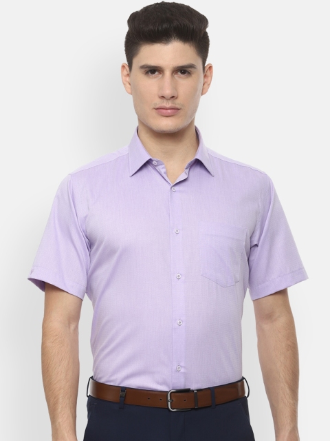 

Van Heusen Men Purple Regular Fit Printed Formal Shirt