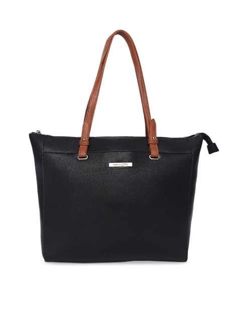 

Forever Glam by Pantaloons Black Solid Shoulder Bag