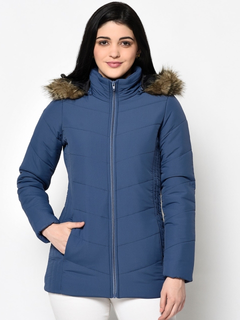 

Trufit Women Blue Solid Insulator Parka