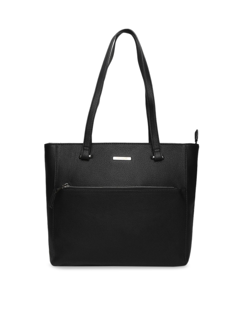 

Forever Glam by Pantaloons Black Solid Shoulder Bag
