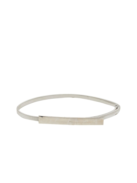 

Globus Women Silver-Toned Solid Elasticated Belt