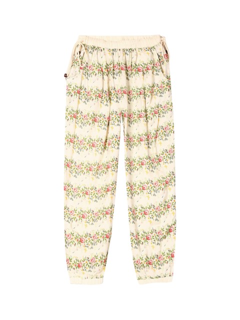 

Cherokee Girls Cream-Coloured Regular Fit Printed Joggers