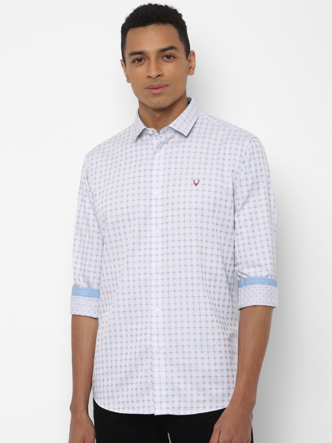 

Allen Solly Men White & Red Slim Fit Printed Casual Shirt