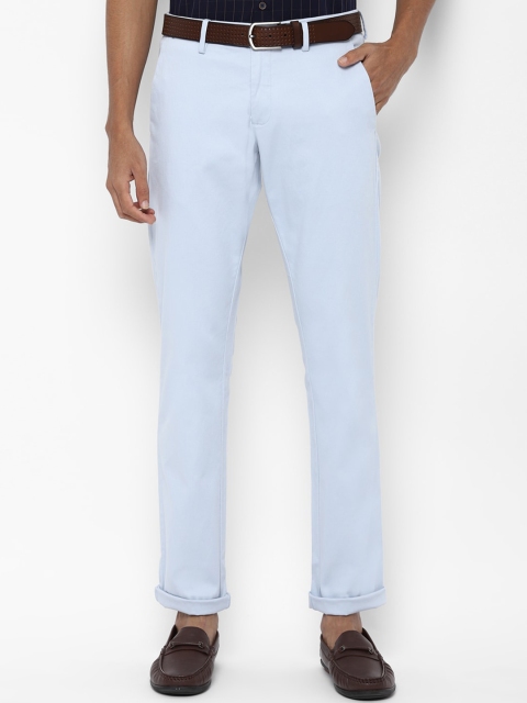 

Allen Solly Men Blue Slim Fit Solid Regular Trousers