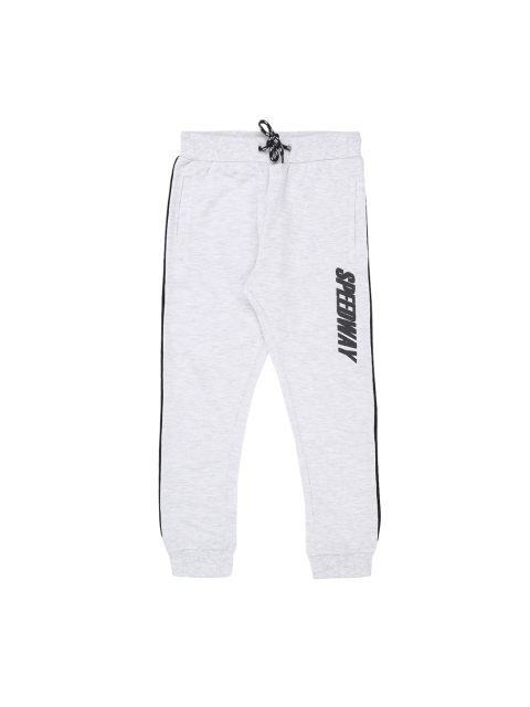 

Pantaloons Junior Boys Grey Melange Solid Joggers