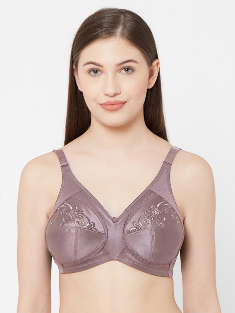 

Juliet Mauve Solid Non-Wired Non Padded Everyday Bra 010001900009777