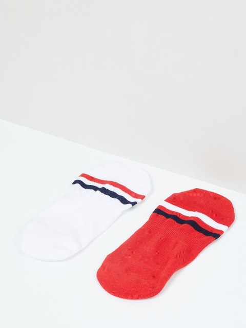 

max Men Pack of 2 Assorted Multicolored Shoe-Liners