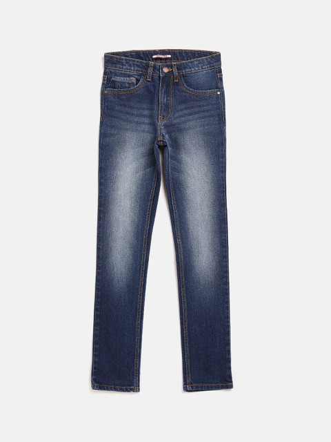 

Crimsoune Club Boys Blue Slim Fit Mid-Rise Clean Look Jeans