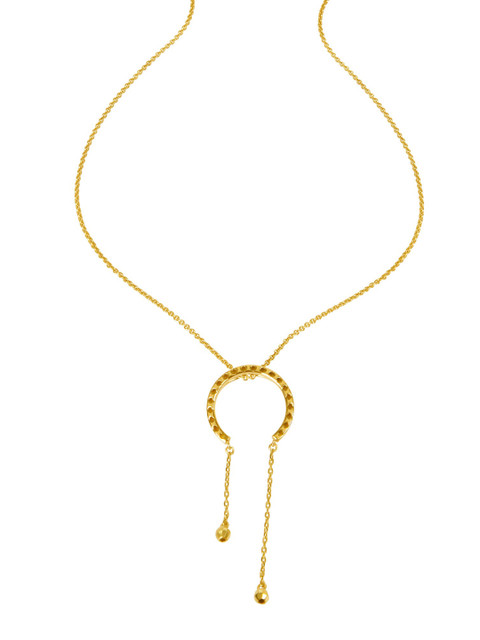 

Mia by Tanishq 14 Kt Gold Loop & Dangle Pendant, Yellow