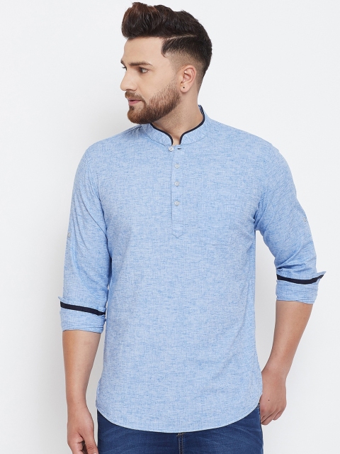 

Canary London Men Blue Smart Slim Fit Solid Casual Shirt