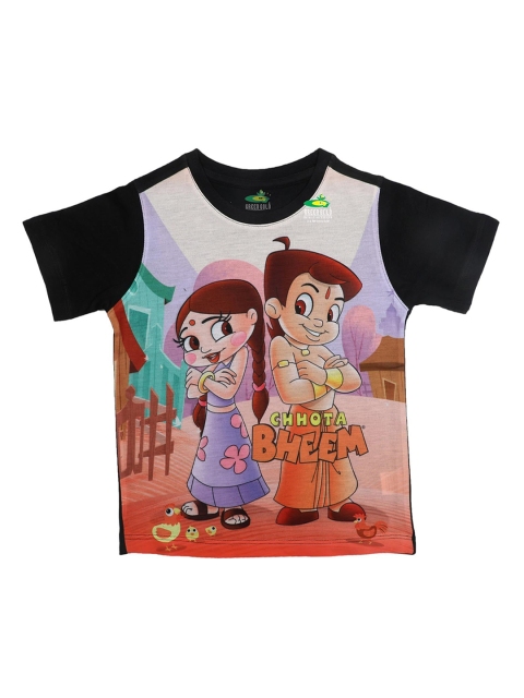 Chhota Bheem Boys Multicoloured Printed Round Neck T-shirt, Multi