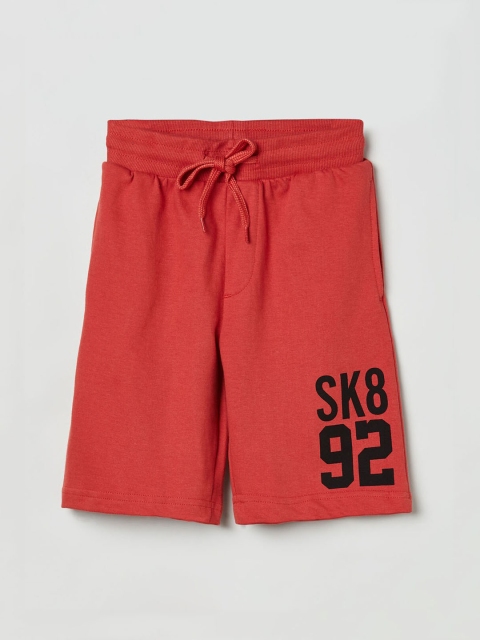 

max Boys Rust Solid Regular Fit Regular Shorts