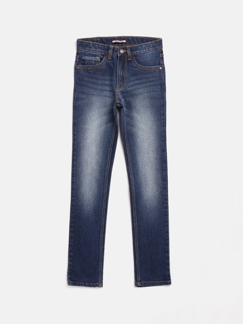 

Crimsoune Club Boys Blue Slim Fit Mid-Rise Clean Look Jeans