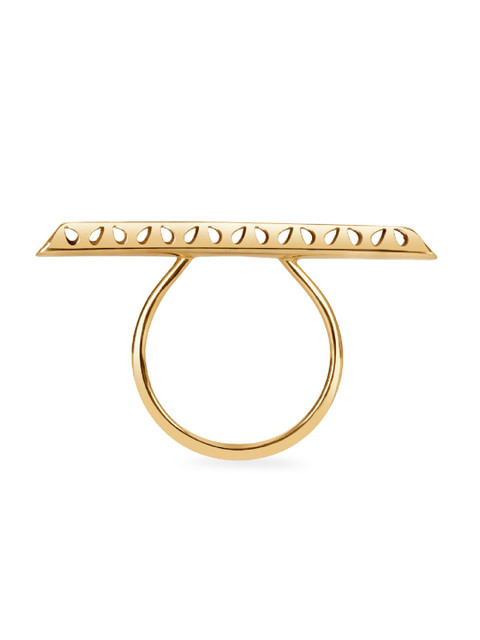 

Mia by Tanishq Raise The Bar Yellow Gold Finger Ring
