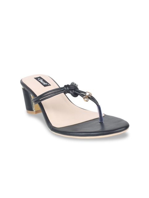 

Sherrif Shoes Women Black Embellished Block Heels