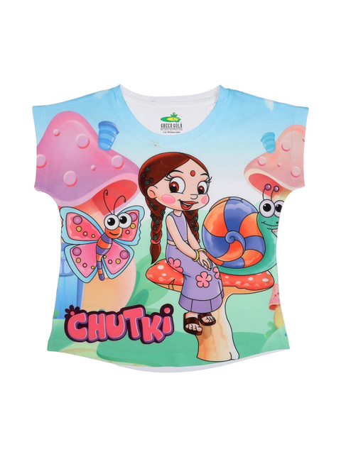 

Chhota Bheem Girls Multicoloured Chutki Printed Top, Multi