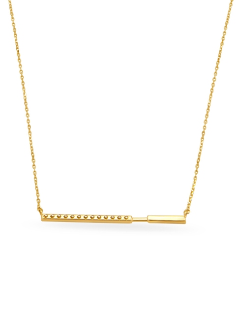

Mia by Tanishq 14KT Yellow Gold Playing Flutes Necklace