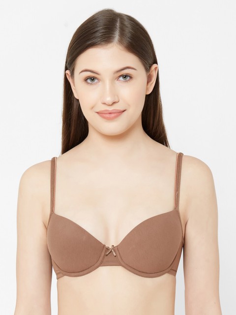 

Juliet Coffee Brown Solid Underwired Heavily Padded Maternity Bra