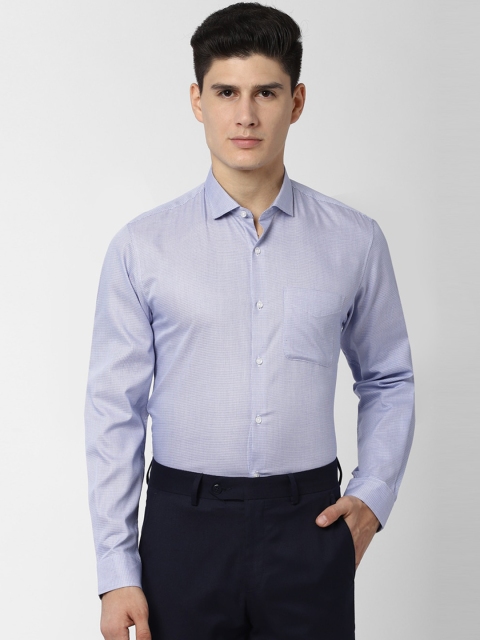 

Peter England Men Blue Regular Fit Printed Formal Shirt