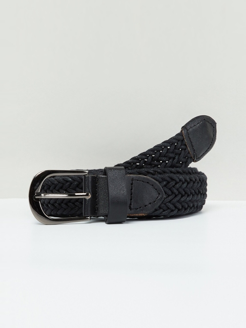 

max Women Black Braided Belt