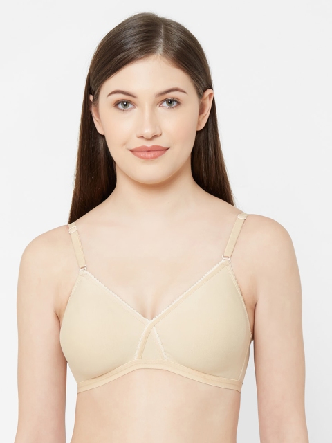 

Juliet Beige Solid Non-Wired Non Padded Everyday Bra 010000300011073