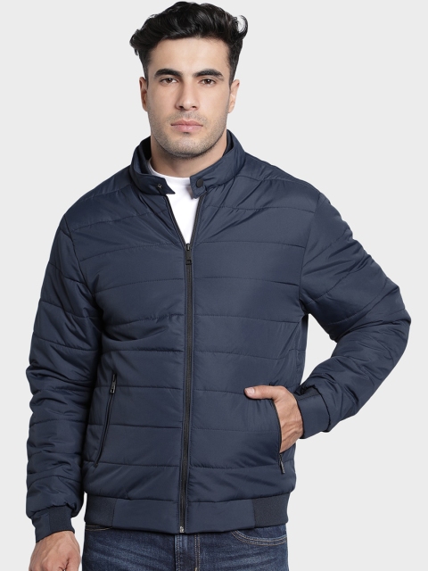 

Red Tape Men Navy Blue Solid Puffer Jacket