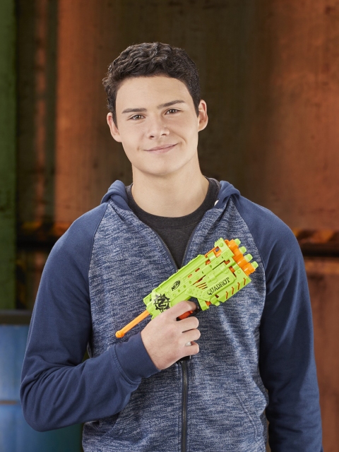 

Hasbro Kids Green & Orange Nerf Zombie Strike Quadrot